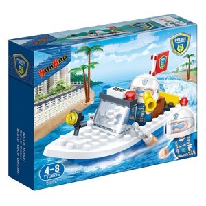 Bộ đồ chơi lắp ráp BanBao - Tàu tuần tra đại dương 7019