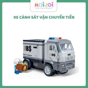 Bộ đồ chơi lắp ráp BanBao - Xe bắt giam tội phạm 7016