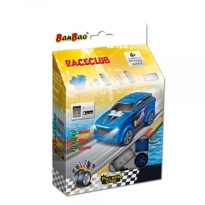 Bộ đồ chơi lắp ráp BanBao - Xe đua đẩy trớn 8629