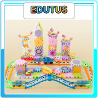 Bộ Đồ Chơi Lắp Ráp Bánh Răng Xoay Có Động Cơ – Đồ Chơi Thông Minh Cho Bé Phát Triển Tư Duy ĐC.23