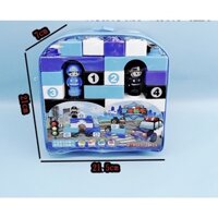 Bộ đồ chơi lắp ráp hình cảnh sát 23x23x10cm sáng tạo - đồ chơi giáo dục rèn luyện trí thông minh - Shop Vân Lê - Vân Lê