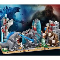 Bộ Đồ Chơi Lắp Ráp Lego Hình Godzilla vs King Kong 3D