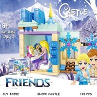 Bộ Đồ Chơi Lắp Ráp Lego Lâu Đài Tuyết Công Chúa Chất Lượng Cao