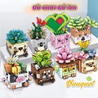 Bộ Đồ Chơi Lắp Ráp Lego Mô Hình Chậu Hoa Giúp Bé Thông Minh