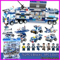 Bộ Đồ Chơi Lắp Ráp Lego Xe Cảnh Sát / Xe Cảnh Sát / Xe Cảnh Sát / Xe Tải / Xe Cảnh Sát / Xe Cảnh Sát 8 Trong 1 Chất Lượn
