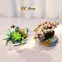 Bộ Đồ Chơi Lắp Ráp LOZ Hoa Mô Hình Chậu Hoa Sứ - Potted Succulent Plant