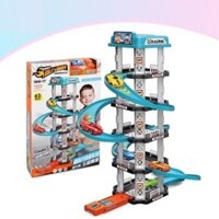 Bộ Đồ Chơi Lắp Ráp Mô Hình Cầu Trượt Đường Đua Ô Tô, Bộ Lắp Ráp Cầu Trượt Đường Đua Ô Tô Xe Đua Ô Tô Cho Bé KL00080