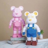 Bộ Đồ Chơi Lắp Ráp Mô Hình Gấu Bearbrick 3d Size 35cm