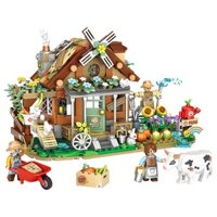Bộ Đồ Chơi Lắp Ráp Mô Hình Nhà trang trại lego loz-Sản Phẩm Chất Lượng Cao-Quà Tặng Giáng Sinh