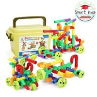 Bộ đồ chơi lắp ráp mô hình ống nước 3D gồm 173 chi tiết kích thích tư duy sáng tạo cho bé
