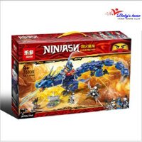 Bộ đồ chơi lắp ráp Ninja Thunder and Gale Dragon Boy Assembly 76053