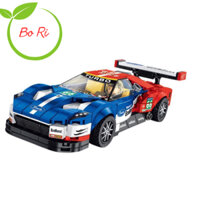 Bộ đồ chơi lắp ráp ô tô xe đua Racing Car Ferrari Panlos 666036