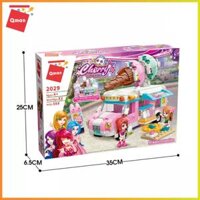 Bộ Đồ Chơi Lego Cho Bé Gái Lắp Ráp Mô Hình Qman 2029 Xe Kem 388 Chi Tiết