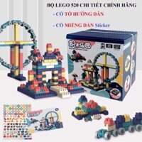 Bộ đồ chơi lego ghép hình 520 chi tiết