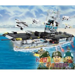 Bộ đồ chơi Lego lắp ráp tàu chiến hạm sân bay 1724
