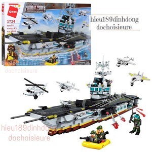 Bộ đồ chơi Lego lắp ráp tàu chiến hạm sân bay 1724