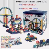 Bộ Đồ Chơi Lego Xếp Hình 520 Chi Tiết Cho Bé