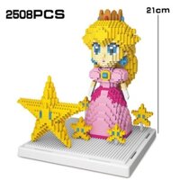 Bộ Đồ Chơi LEGO Xếp Hình Công Chúa Mario Disney Dễ Thương Cho Bé Gái