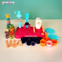 Bộ đồ chơi máy làm mì, máy làm kem, máy làm bánh bằng đất nặn - đất sét cao cấp không độc hại