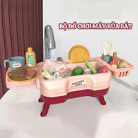 Bộ đồ chơi máy rửa bát Funky Town, vòi nước tuần hoàn chảy như thật, phát triển trí tuệ cho bé