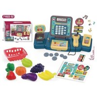 Bộ Đồ Chơi Máy Tính Tiền Siêu Thị Thật Xinh Xắn Cho bé