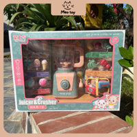 Bộ Đồ Chơi Máy Xay Sinh Tố Mini, Xay Được Như Thật, Đồ Chơi Cho Bé Nhiều Chi Tiết - Meo Toys|866-42