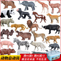 Bộ đồ chơi mô hình động vật thực tế cho trẻ em, trang trại, safari, vườn thú, giáo dục sớm, mô hình nhận thức cho bé trai và bé gái