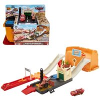 Bộ đồ chơi mô hình đường đua vượt cầu Disney Pixar Cars Race & Go Playset kèm xe Lightning McQueen 95 nguyên Fullbox