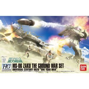 Bộ đồ chơi mô hình lắp ráp lắp ráp HGUC MS-06 ZAKU II