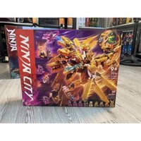 Bộ Đồ Chơi Mô Hình Lắp Ráp Ninjago Rồng Ultra Dragon City 7014 với 989pcs