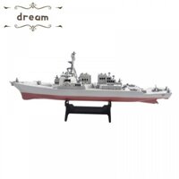 Bộ đồ chơi mô hình tàu chiến bằng nhựa cho trẻ em Máy hủy diệt tên lửa tĩnh điện mới