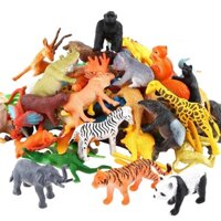 Bộ đồ chơi mô hình thú sống trong rừng đại bằng nhựa