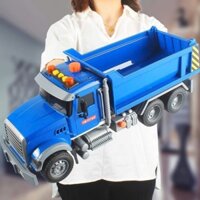 Bộ Đồ Chơi Mô Hình Xe Ben-Xe Tải Chạy Đà Có Đèn nhạc Cho bé. Mô Hình xe ben sz đại