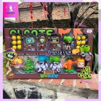Bộ đồ chơi mô hình zombie hoa quả nổi giận trong game Plants vs Zombie như ảnh mã 136-54