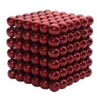 Bộ đồ chơi nam châm xếp hình bucky balls 5mm 216 viên màu đỏ