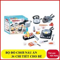 Bộ Đồ Chơi Nấu Ăn 36 Món như thật Cho Bé - Bộ đồ chơi nhà bếp cho bé - Trò chơi nấu ăn, đồ chơi cho bé nhiều mẫu