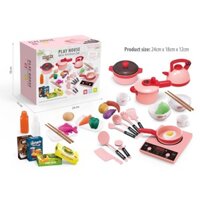 Bộ đồ chơi nấu ăn 36 món kitchen, bộ đồ chơi nấu ăn mini, bộ đồ chơi làm bếp, đồ chơi làm bếp