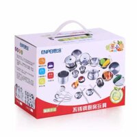 Bộ Đồ Chơi Nấu Ăn inox 40 Món
