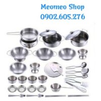 BỘ ĐỒ CHƠI NẤU ĂN INOX KITCHEN ENPEI 32/40 MÓN