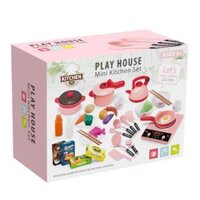 Bộ Đồ Chơi Nấu Ăn Kitchen Home 36 Món Kèm Bếp Nhà Bếp Mini Cao Cấp An Toàn Cho Bé Nhua12