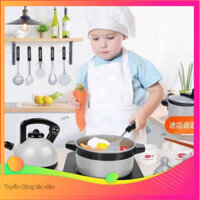 Bộ đồ chơi nấu ăn KITCHEN nhà bếp 36 món loại to cho bé gái hộp đồ chơi trẻ em