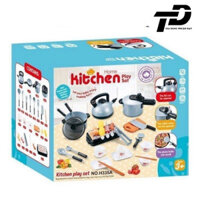 Bộ đồ chơi nấu ăn KITCHEN nhà bếp 36 món loại to cho bé gái hộp đồ chơi trẻ em