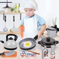Bộ đồ chơi nấu ăn KITCHEN nhà bếp 36 món loại to cho bé gái hộp đồ chơi trẻ em