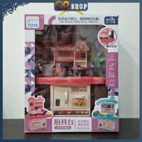 Bộ đồ chơi nấu ăn siêu to dành cho bé, có cả nồi chảo trên bếp - QQ Shop