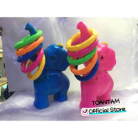 Bộ đồ chơi ném vòng cho bé + 4 vòng nhựa nhập khẩu