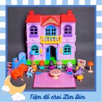 Bộ đồ chơi ngôi nhà của chú lợn Peppa pig cùng các bạn MẪU MỚI