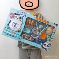 Bộ đồ chơi nhà bác sĩ mô phỏng trẻ em đồ chơi phòng khám nhỏ đồ chơi y tế mẫu giáo Hộp quà tặng đồ chơi