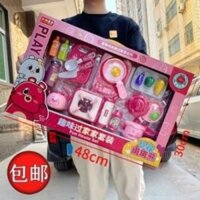 Bộ đồ chơi nhà bếp Fun House Set - Bộ dụng cụ nấu ăn màu hồng dễ thương cho bé yêu