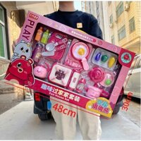 Bộ đồ chơi nhà bếp Fun House Set - Bộ dụng cụ nấu ăn màu hồng dễ thương cho bé yêu