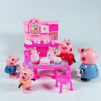 Bộ đồ chơi nhà bếp lợn peppapig do choi nha bep peppapig